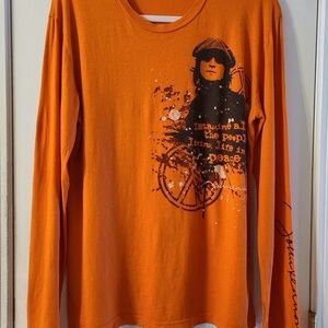 VINTAGE Winterland Classic Rock John Lennon Imagine Long Sleeve T-Shirt